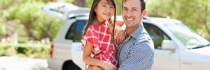 guy with daugher