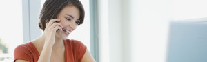 Woman working
